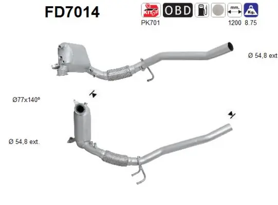 Soot/Particulate Filter, exhaust system