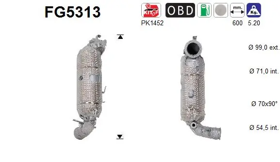 Soot/Particulate Filter, exhaust system