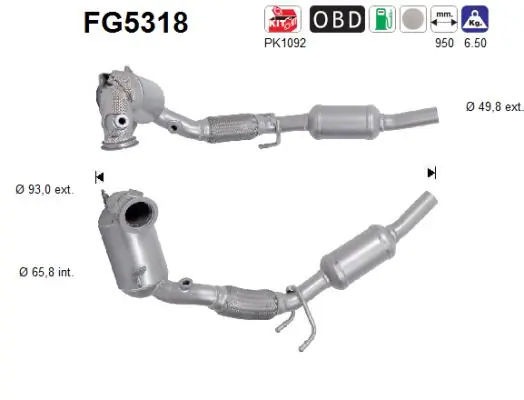 Soot/Particulate Filter, exhaust system
