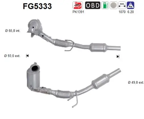 Soot/Particulate Filter, exhaust system