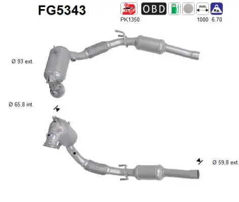 Soot/Particulate Filter, exhaust system