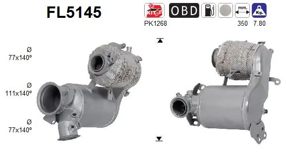 Soot/Particulate Filter, exhaust system
