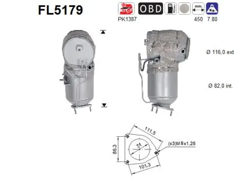 Soot/Particulate Filter, exhaust system