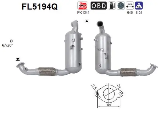 Soot/Particulate Filter, exhaust system