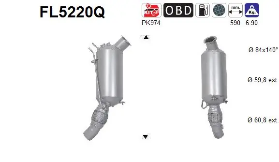 Soot/Particulate Filter, exhaust system