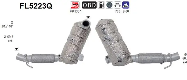 Soot/Particulate Filter, exhaust system
