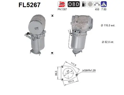 Soot/Particulate Filter, exhaust system