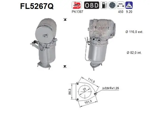 Soot/Particulate Filter, exhaust system
