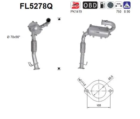 Soot/Particulate Filter, exhaust system