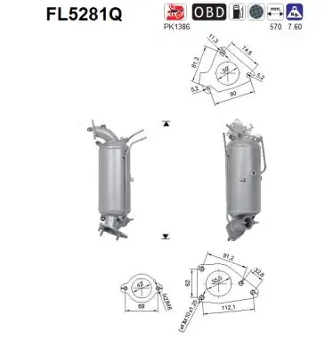 Soot/Particulate Filter, exhaust system