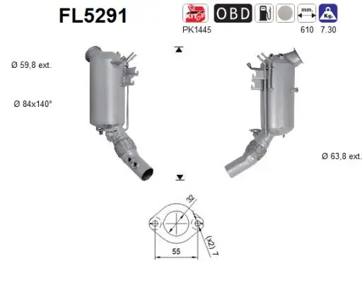 Soot/Particulate Filter, exhaust system