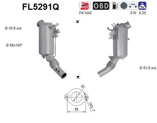 Soot/Particulate Filter, exhaust system