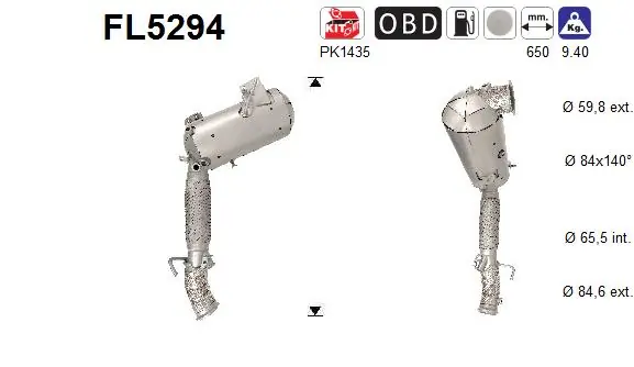 Soot/Particulate Filter, exhaust system