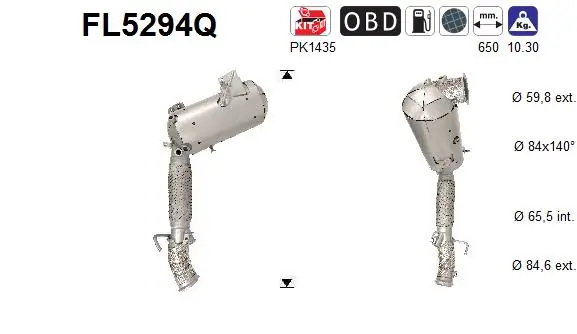 Soot/Particulate Filter, exhaust system