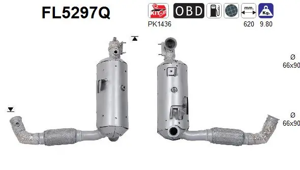 Soot/Particulate Filter, exhaust system