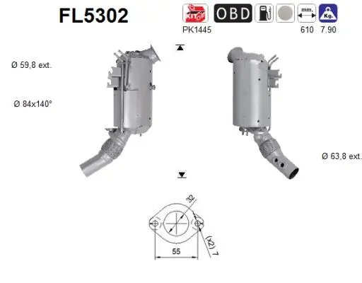 Soot/Particulate Filter, exhaust system