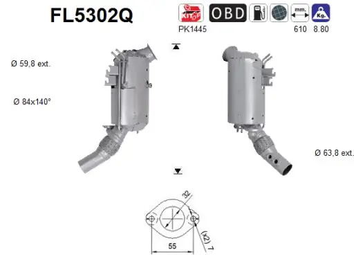 Soot/Particulate Filter, exhaust system