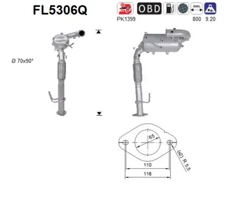 Soot/Particulate Filter, exhaust system