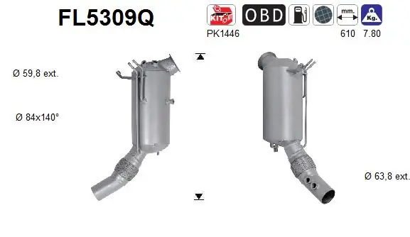 Soot/Particulate Filter, exhaust system