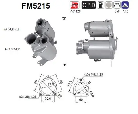 Soot/Particulate Filter, exhaust system