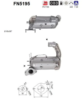 Soot/Particulate Filter, exhaust system