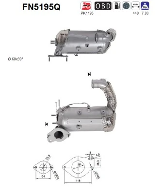 Soot/Particulate Filter, exhaust system