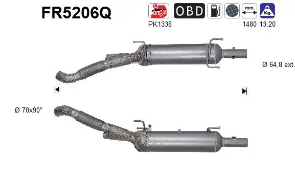 Soot/Particulate Filter, exhaust system