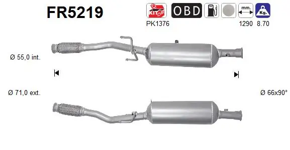Soot/Particulate Filter, exhaust system