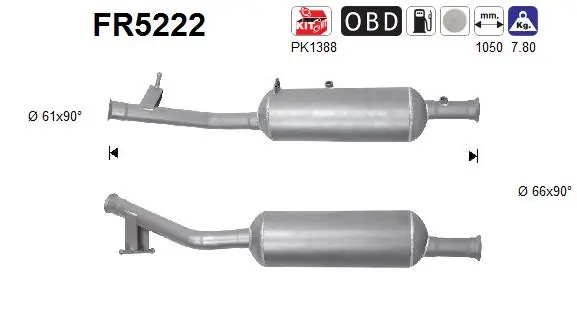 Soot/Particulate Filter, exhaust system