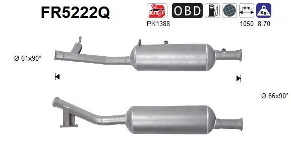 Soot/Particulate Filter, exhaust system