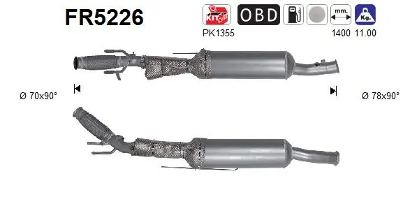 Soot/Particulate Filter, exhaust system