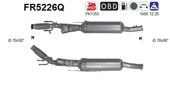Soot/Particulate Filter, exhaust system