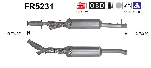 Soot/Particulate Filter, exhaust system
