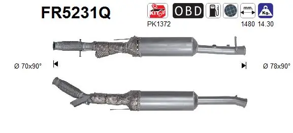 Soot/Particulate Filter, exhaust system