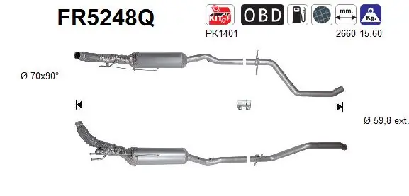 Soot/Particulate Filter, exhaust system