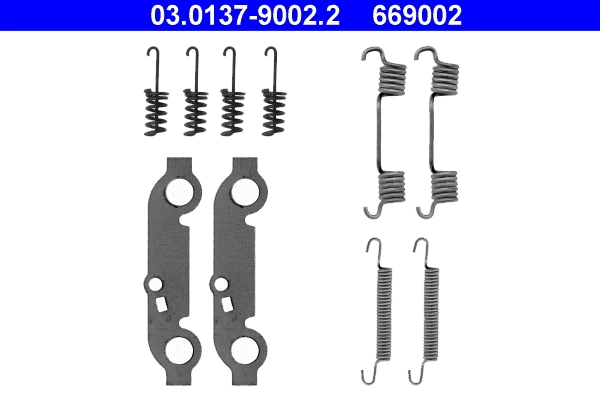 Accessory Kit, parking brake shoes
