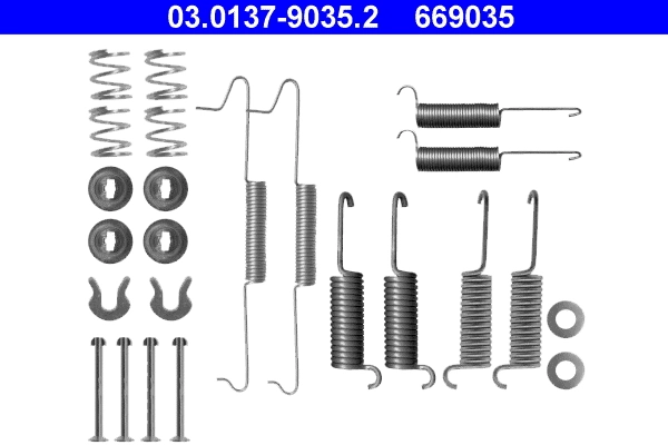 Accessory Kit, brake shoes