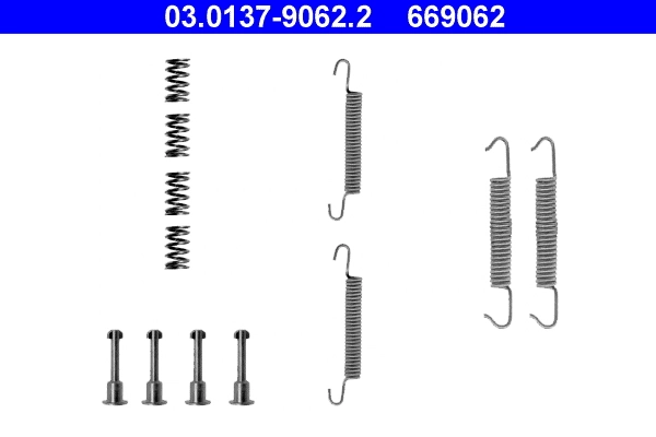Accessory Kit, parking brake shoes