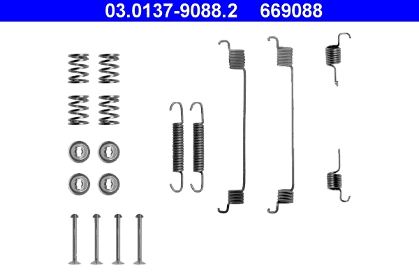 Accessory Kit, brake shoes