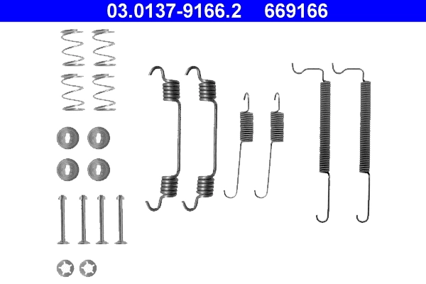 Accessory Kit, brake shoes
