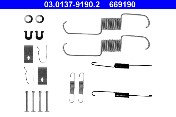 Accessory Kit, brake shoes