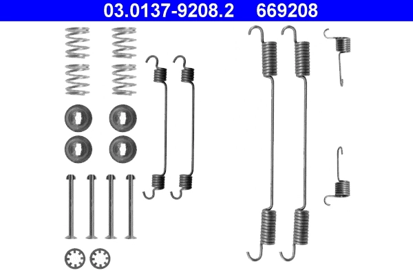 Accessory Kit, brake shoes