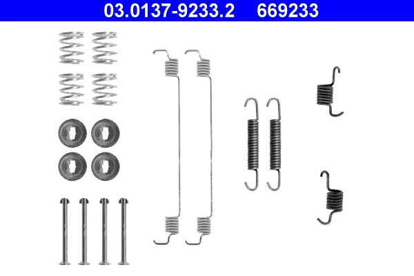 Accessory Kit, brake shoes