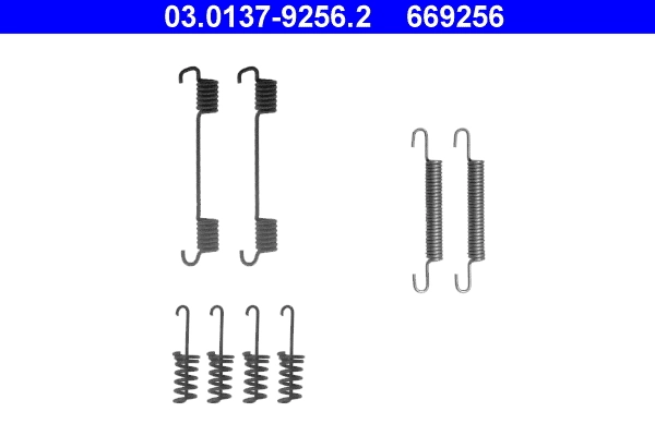 Accessory Kit, parking brake shoes