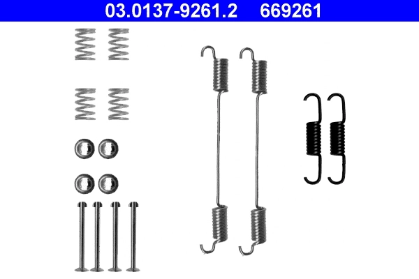 Accessory Kit, brake shoes