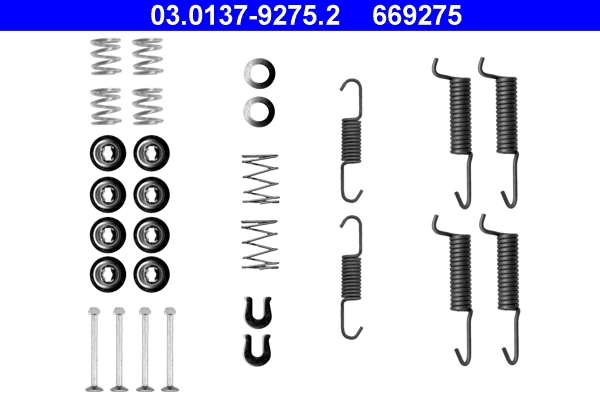 Accessory Kit, parking brake shoes