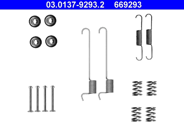 Accessory Kit, parking brake shoes
