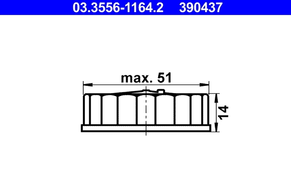 Cap, brake fluid reservoir