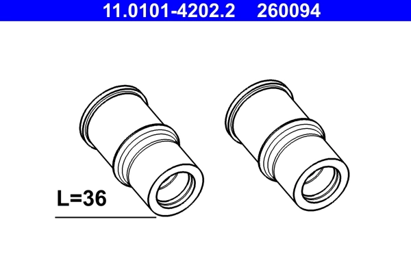 Guide Sleeve Kit, brake caliper