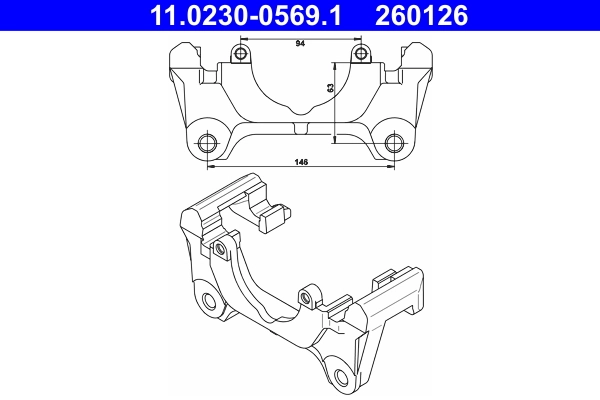 Bracket, brake caliper